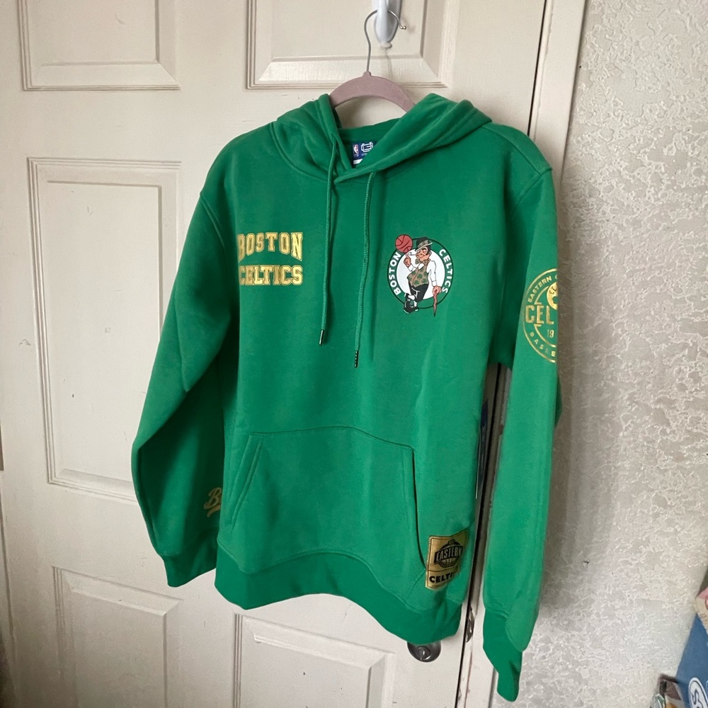 NBA ULTRA GAME Boston Celtics green hoodie sweatshirt SZ S NWT!